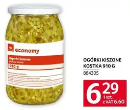 Selgros Ogórki kiszone kostka 910 G economy oferta