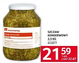 Selgros Szczaw konserwowy 2,5 KG economy oferta