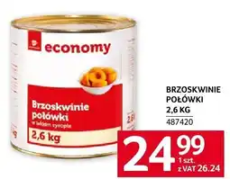 Selgros Brzoskwinie połówki 2,6 KG economy oferta