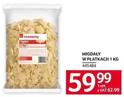 Selgros Migdały w płatkach 1 KG economy oferta