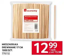 Selgros Mieszadełka drewniane 17 CM 1000 SZT. economy oferta
