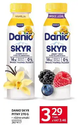 Selgros Jogurt Danio Skyr pitny 270g różne smaki oferta