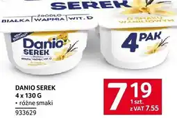 Selgros Jogurt Danio Serek 4x130g różne smaki oferta