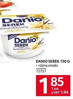 Selgros Jogurt Danio Serek 130g różne smaki oferta