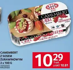 Selgros Ser Camembert z sosem żurawinowym 2x100g Mlekovita oferta