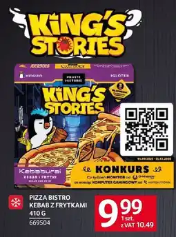Selgros Pizza Bistro kebab z frytkami 410g King's Stories oferta