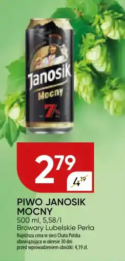 Chata Polska Piwo janosik mocny browary lubelskie perła oferta