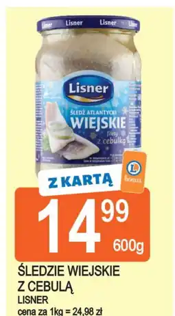 E.Leclerc Filety śledziowe wiejskie z cebulą Lisner oferta