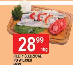 E.Leclerc Filety śledziowe po wiejsku Doral oferta