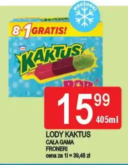 E.Leclerc Lody pop! Nestle Kaktus oferta