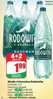 Dino Woda mineralna RODOWITA oferta