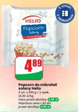 Dino Popcorn do mikrofalí solony Helio oferta