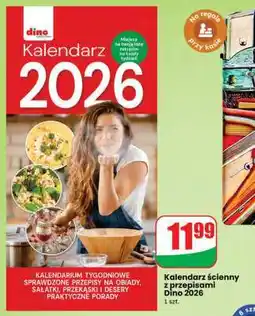 Dino Kalendarz ścienny z przepisami Dino 2026 oferta