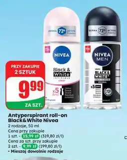 Dino Antyperspirant roll-on Black & White Nivea oferta
