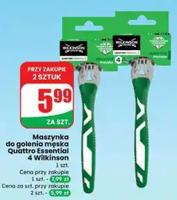Dino Maszynka do golenia męska Quattro Essential 4 Wilkinson oferta