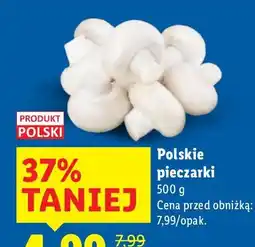 Lidl Pieczarki polskie 500g Lidl oferta
