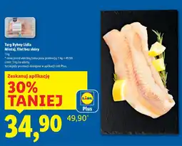 Lidl Mintaj filet bez skóry 1kg Targ Rybny Lidla oferta