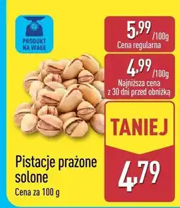 ALDI Pistacje prażone solone Aldi oferta