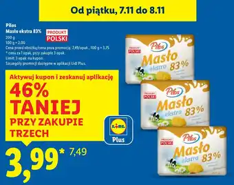 Masło Pilos Masło ekstra 83%