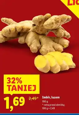 Lidl Imbir luzem Lidl oferta