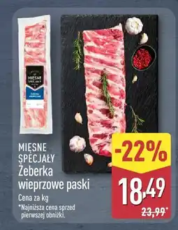 ALDI Żeberka wieprzowe paski MIĘSNE SPECJAŁY oferta
