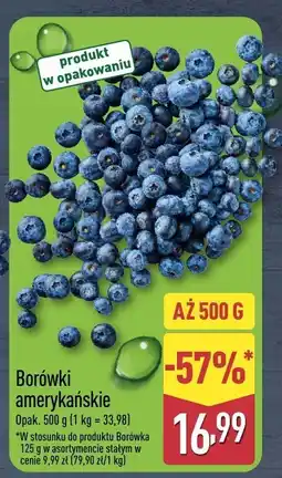 ALDI Borówki amerykańskie Aldi oferta