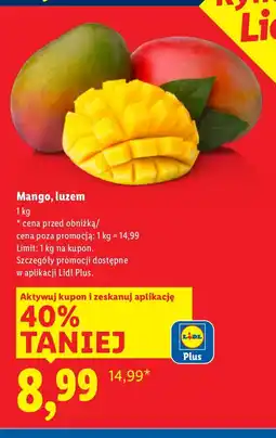 Lidl Mango, luzem Lidl oferta