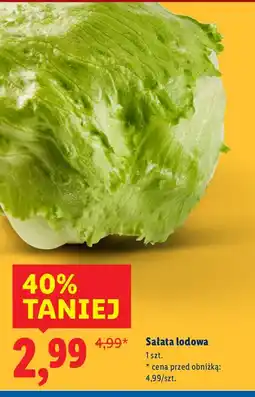 Lidl Sałata lodowa Lidl oferta