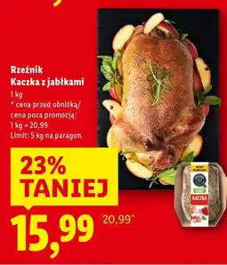 Lidl Kaczka z jabłkami Rzeźnik oferta