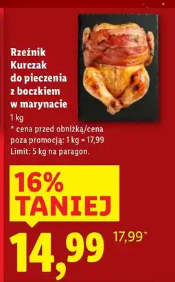 Lidl Kurczak do pieczenia z boczkiem w marynacie Rzeźnik oferta