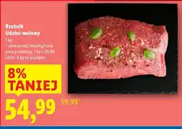 Lidl Udziec wołowy Rzeźnik oferta