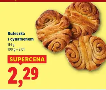 Lidl Bułeczka z cynamonem Lidl oferta