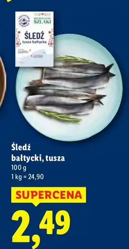 Lidl Śledź bałtycki tusza Lidl oferta