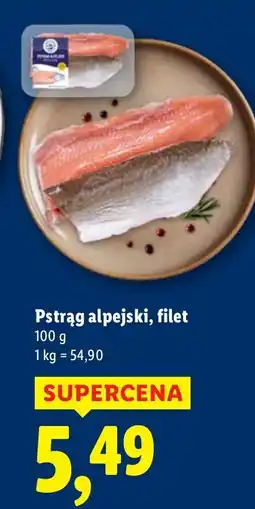 Lidl Pstrąg alpejski filet Lidl oferta