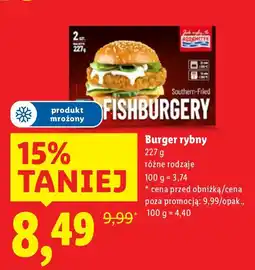 Lidl Burger rybny Burger rybny Lidl oferta