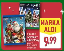 ALDI Kalendarz adwentowy różne rodzaje CHOCEUR oferta