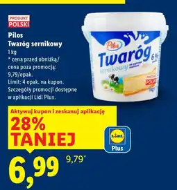 Lidl Twaróg Pilos Twaróg sernikowy oferta