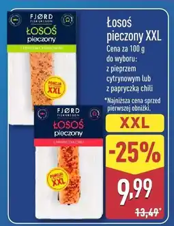ALDI Łosoś pieczony XXL z pieprzem cytrynowym Fjord oferta