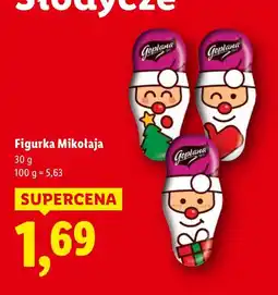 Lidl Figurka Mikołaja czekoladowa Goplana oferta
