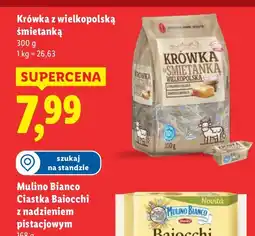 Lidl Ciastka Baiocchi z nadzieniem pistacjowym Mulino Bianco oferta
