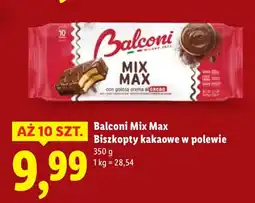 Lidl Biszkopty kakaowe w polewie Balconi Mix Max oferta