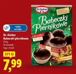 Lidl Babeczki piernikowe Dr. Oetker oferta