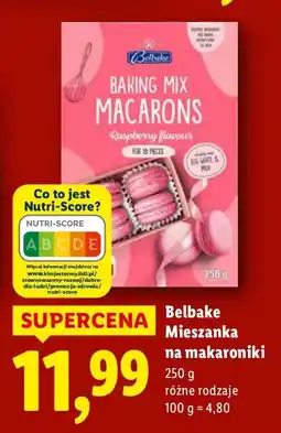 Lidl Mieszanka na makaroniki Belbake oferta