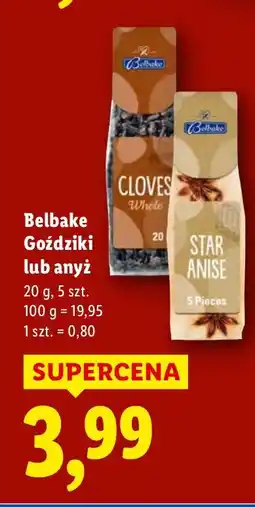 Lidl Goździki lub anyż Belbake oferta