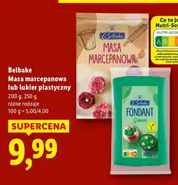 Lidl Masa marcepanowa lub lukier plastyczny Belbake oferta