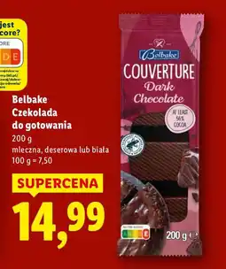 Lidl Czekolada do gotowania Belbake oferta