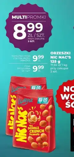 Duży Ben Orzeszki Nic Nac's 125 g oferta