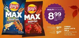 Duży Ben Chipsy Maxx Lay's Deep-Cut Twisted Papryka 120 g oferta