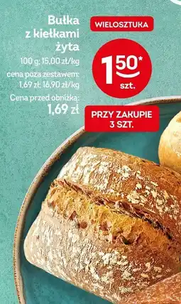 Żabka Bułka z kiełkami żyta wielosztuka Żabka oferta