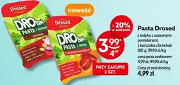 Żabka Pasta Drosed z indyka z suszonymi pomidorami, z kurczaka a la kebab oferta